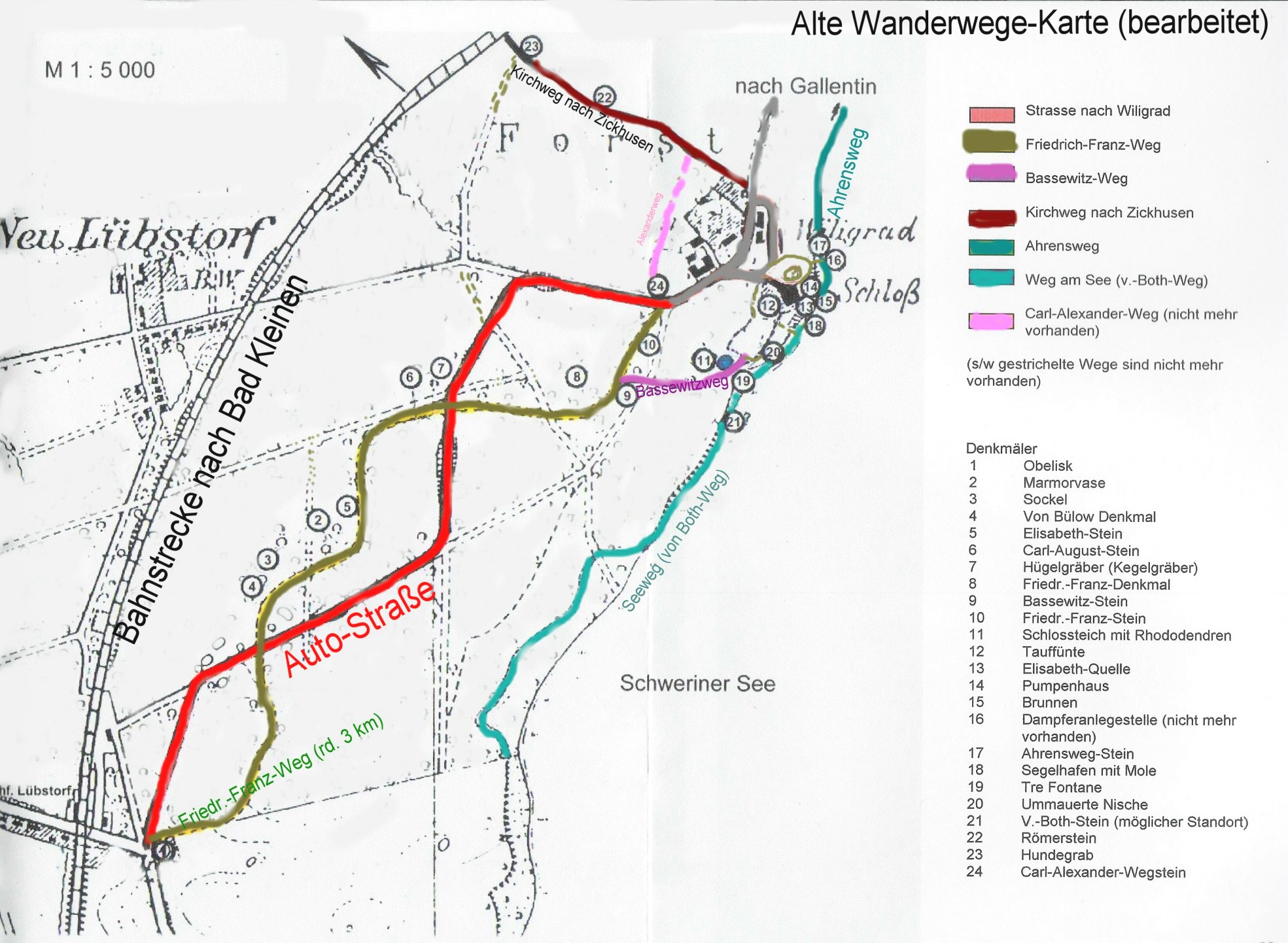 Alte Wanderwege Karte Bearbeitetklein